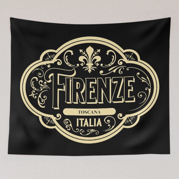 Item preview, Firenze Toscana Italia Original RoadTrooper Mono T-Shirt + Sticker Design 2021 designed and sold by ROADTROOPER.