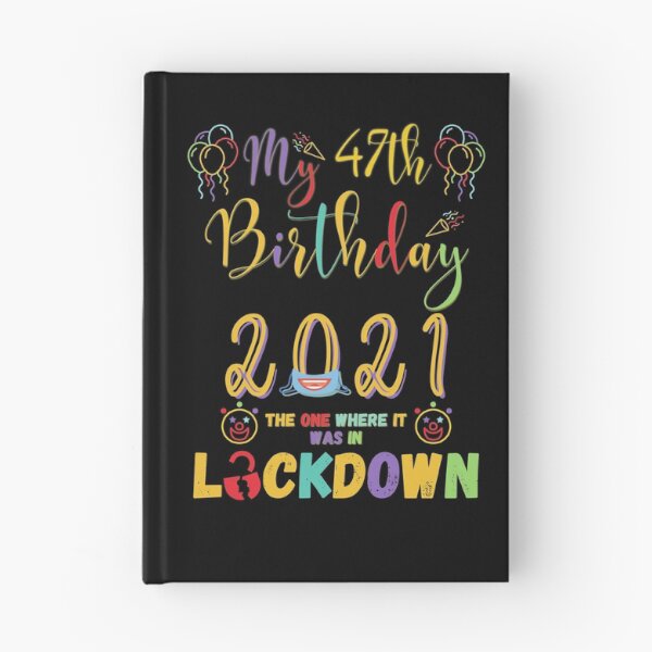 Item preview, 47th Birthday The One Where It Was In Lockdown 2021 designed and sold by amchtakkosa1.