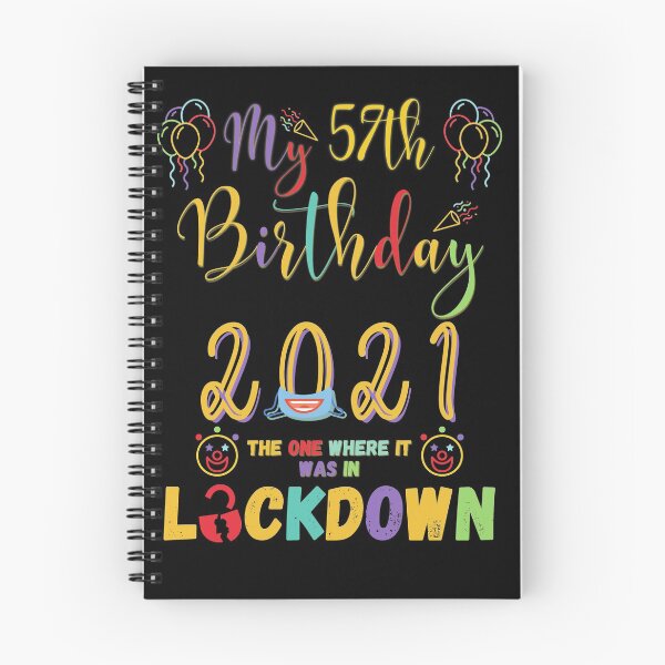 Item preview, 57th Birthday The One Where It Was In Lockdown 2021 designed and sold by amchtakkosa1.