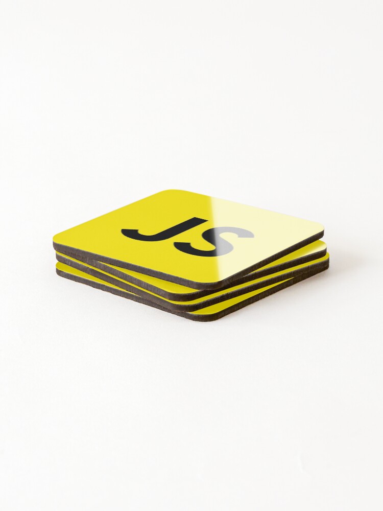 Thumbnail 4 of 5, Coasters (Set of 4), JS JavaScript Language designed and sold by tshirtsandme.