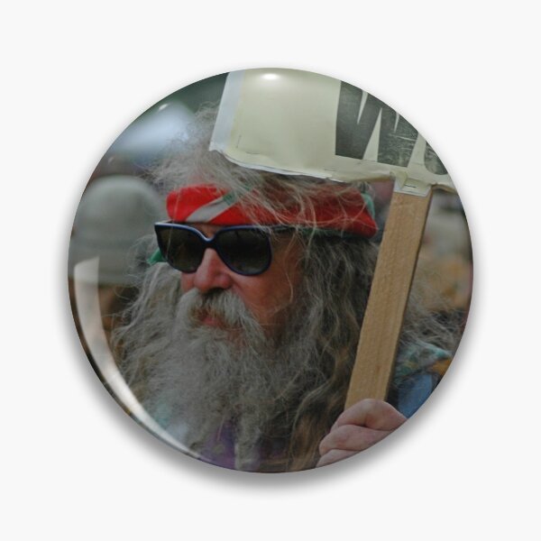 Item preview, Stop The War peace protester designed and sold by Random Railways.