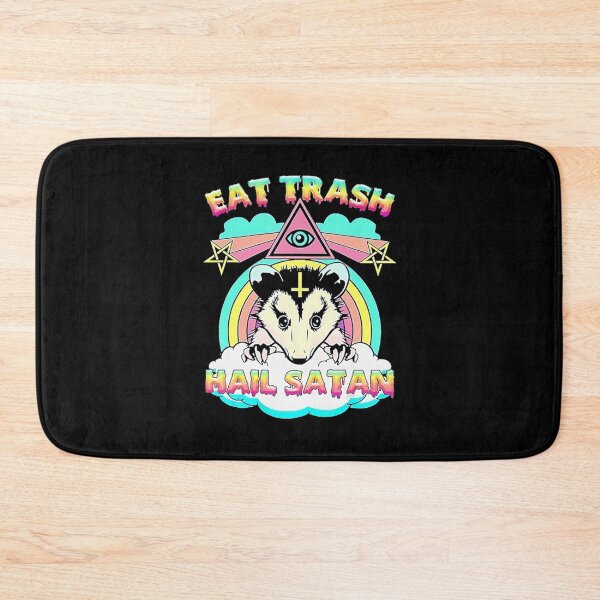 Item preview, Eat Trash Hail Satan Raccoon designed and sold by ellenkelly.