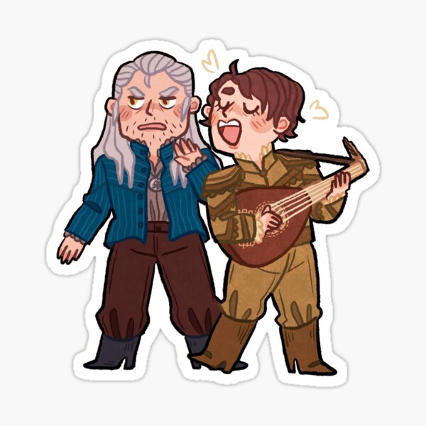 Item preview, Geralt et Jaskier au banquet designed and sold by highbeeans.