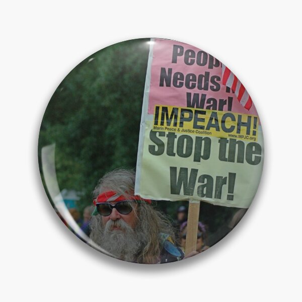 Item preview, Stop The War peace protester designed and sold by Random Railways.