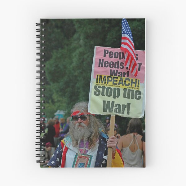 Item preview, Stop The War peace protester designed and sold by Random Railways.