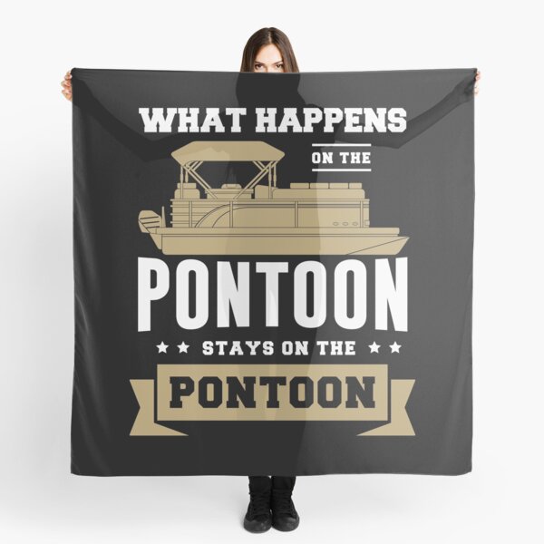 Pontoon boat Gifts for a Boat Fan Scarf
