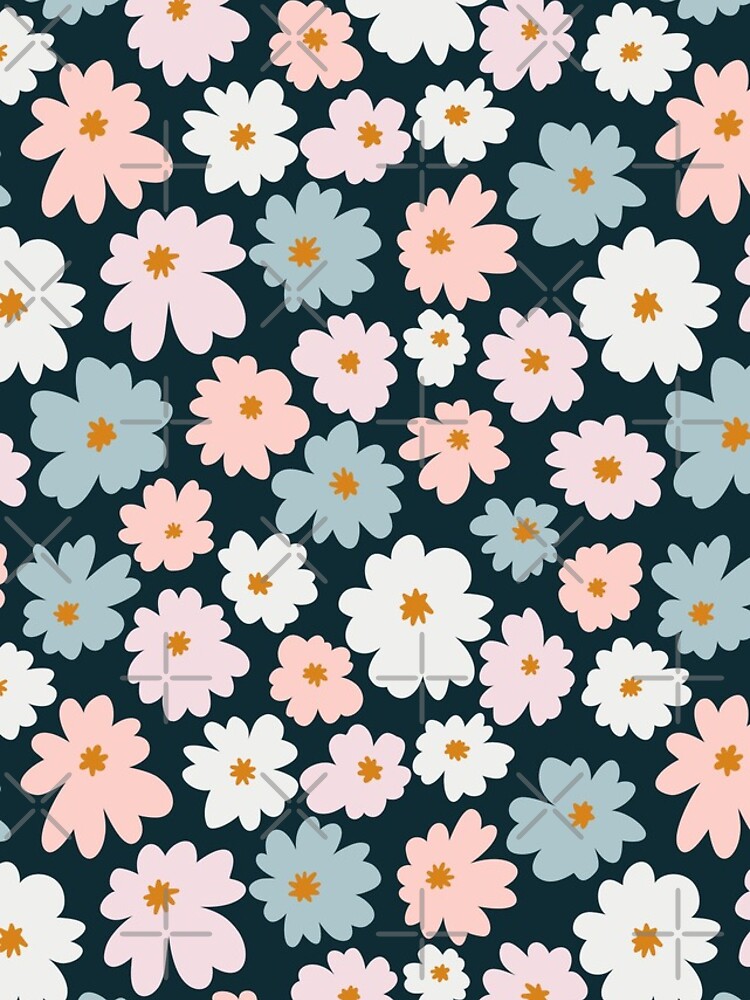 Thumbnail 4 of 4, iPhone Case, Pretty Little Flowers Pattern designed and sold by SwePattern.