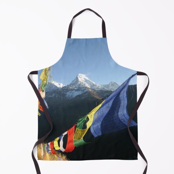 Item preview, Buddhist Prayer Flags with Himalaya mountain peaks designed and sold by Melissa Peltenburg.