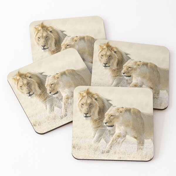 Item preview, Two Lions on African savanna designed and sold by Melissa Peltenburg.