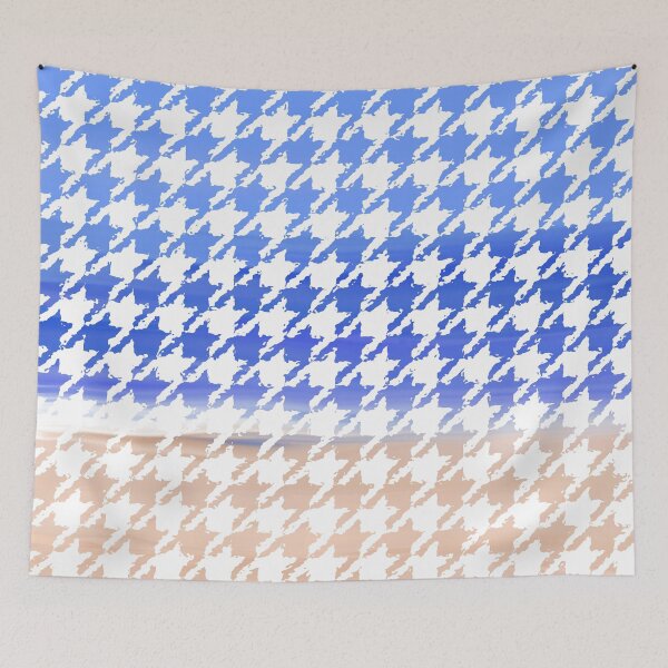 Item preview, Houndstooth Beach and Ocean Oil Painting designed and sold by MarkUK97.