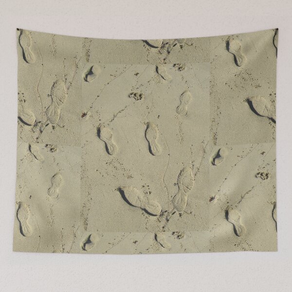 Item preview, Footprint patterns - Point Peron Beach, WA designed and sold by lezvee.