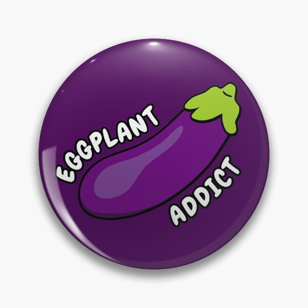 Item preview, Eggplant Addict - Funny Emoji T-Shirt designed and sold by FunnyStoopid.