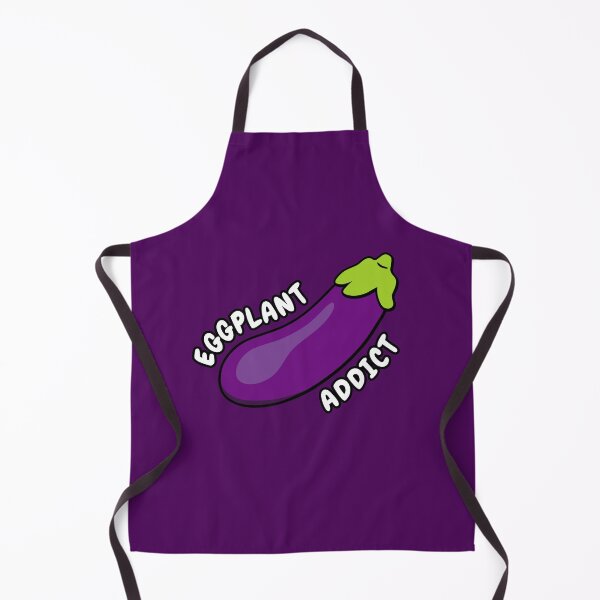Item preview, Eggplant Addict - Funny Emoji T-Shirt designed and sold by FunnyStoopid.