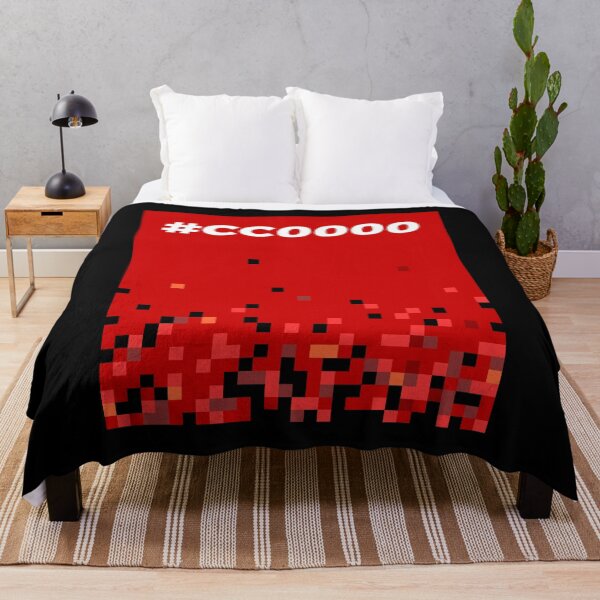Item preview, Hex Code Pixel Art Color Block Red #CC0000 designed and sold by ClickForMore.
