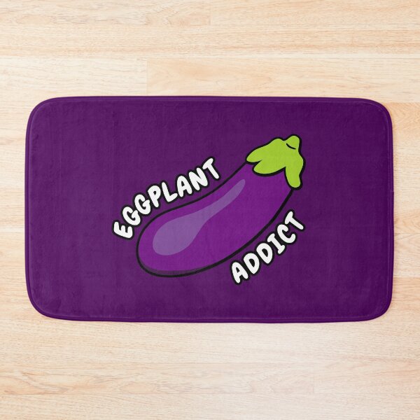Item preview, Eggplant Addict - Funny Emoji T-Shirt designed and sold by FunnyStoopid.