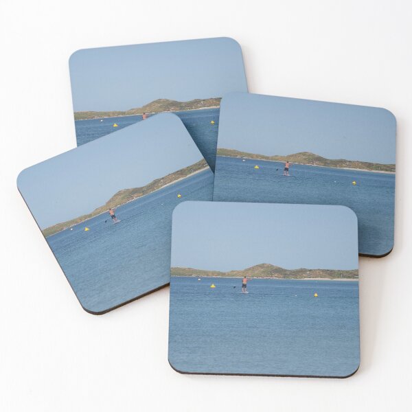 Item preview, Solitude - Paddle Boarder off Safety Bay Beach, WA designed and sold by lezvee.