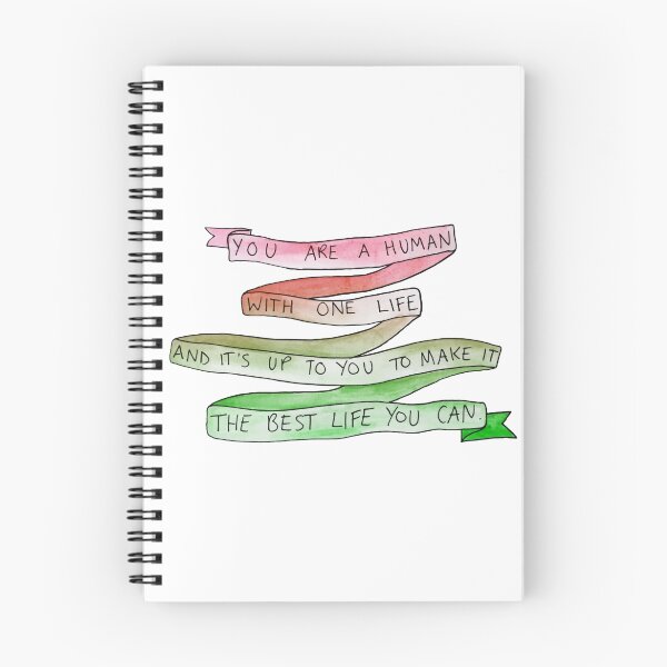 Item preview, danisnotonfire Life Motivation Quote (pink/green gradient) designed and sold by hexahue.