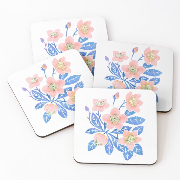 Item preview, Pink winter rose designed and sold by Giravolta.