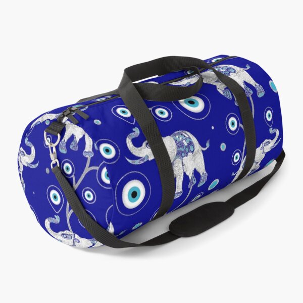 Item preview, Evil Eye Elephant Good Luck amulet pattern   designed and sold by k9printart.