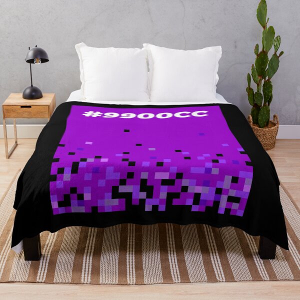 Artikelvorschau, Hex Code Pixel Art Farbblock Lila # 9900CC entworfen und verkauft von ClickForMore.