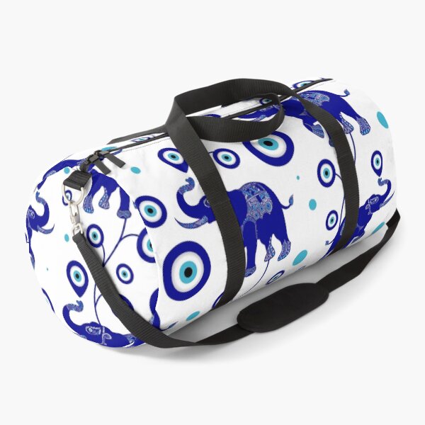 Item preview, Evil Eye Elephant Good Luck amulet pattern   designed and sold by k9printart.