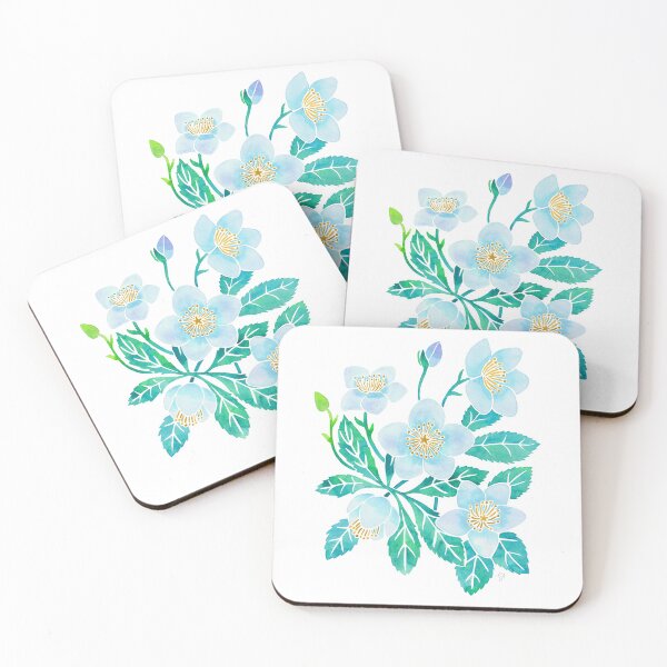 Item preview, Light blue winter rose designed and sold by Giravolta.