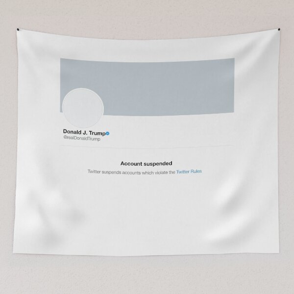 Item preview, Trump Twitter Suspended designed and sold by RetroFace.
