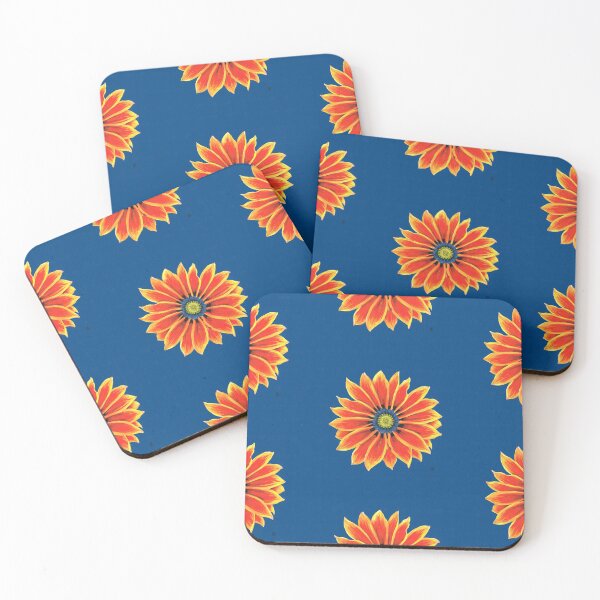 Item preview, Gazania Acrylic Painting Patterned Option designed and sold by Heatherian.