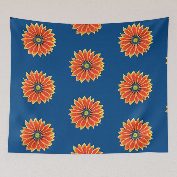 Item preview, Gazania Acrylic Painting Patterned Option designed and sold by Heatherian.