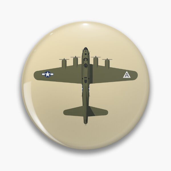 Artikelvorschau, B-17 WWII Bomber - Olive entworfen und verkauft von VoodooCircus.