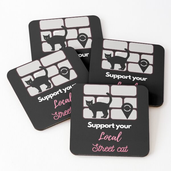 Item preview, #8 support your local street cat designed and sold by Rebelabel.