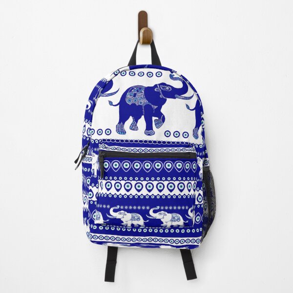 Item preview, Evil Eye Elephant Ornamental Pattern designed and sold by k9printart.