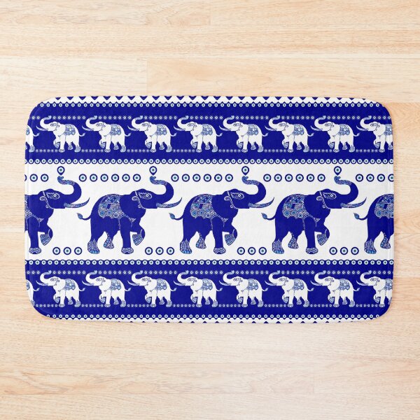 Item preview, Evil Eye Elephant Ornamental Pattern designed and sold by k9printart.