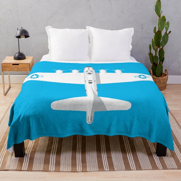 Item preview, B-17 WWII Bomber - Cyan designed and sold by VoodooCircus.