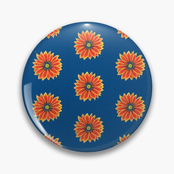 Item preview, Gazania Acrylic Painting Patterned Option designed and sold by Heatherian.