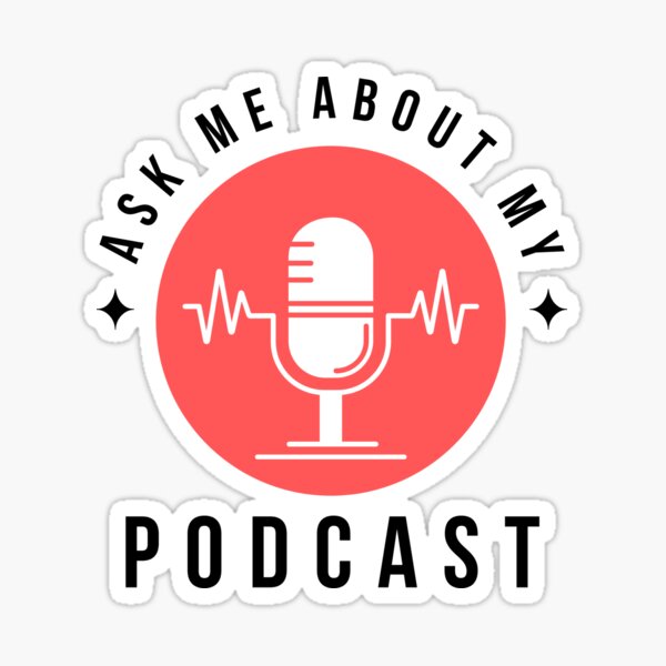 Artikel-Vorschau von Fragen Sie mich nach meinem Podcast, designt und verkauft von baside-store.