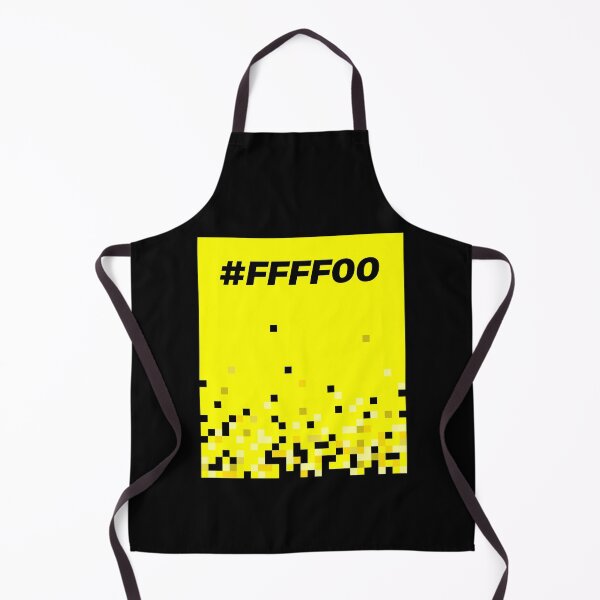 Item preview, Hex Code Pixel Art Color Block Yellow #FFFF00 designed and sold by ClickForMore.