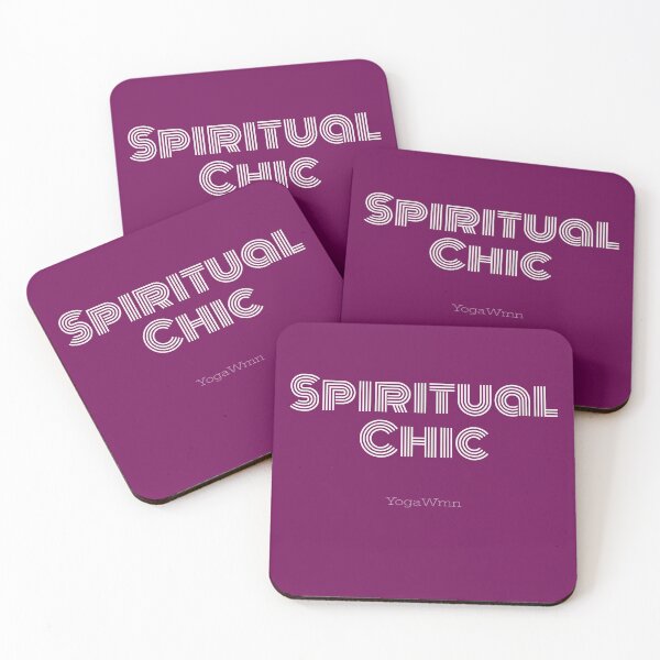 Item preview, Spiritual Chic yoga quote designed and sold by Yogawoman.