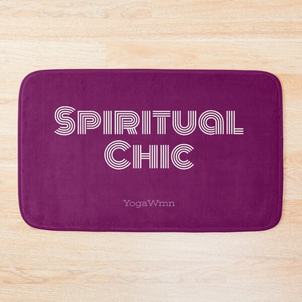 Item preview, Spiritual Chic yoga quote designed and sold by Yogawoman.