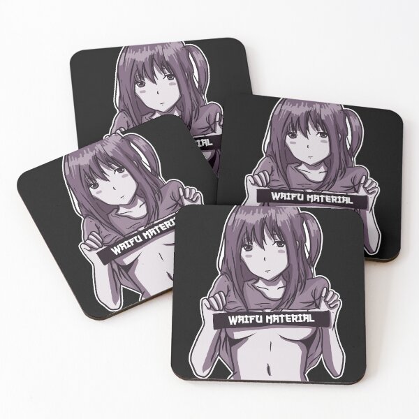 Item preview, Waifu Material Anime Hentai Sexy Ahegao Face Kawaii Gift designed and sold by Congex.