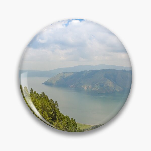 Item preview, A view over the largest volcanic crater lake in the world, Lake Toba, Indonesia designed and sold by SnapTPhotograph.