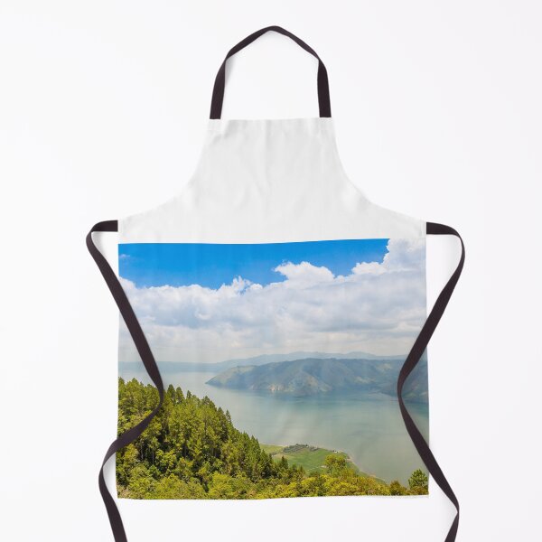 Item preview, A view over the largest volcanic crater lake in the world, Lake Toba, Indonesia designed and sold by SnapTPhotograph.