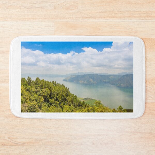 Item preview, A view over the largest volcanic crater lake in the world, Lake Toba, Indonesia designed and sold by SnapTPhotograph.