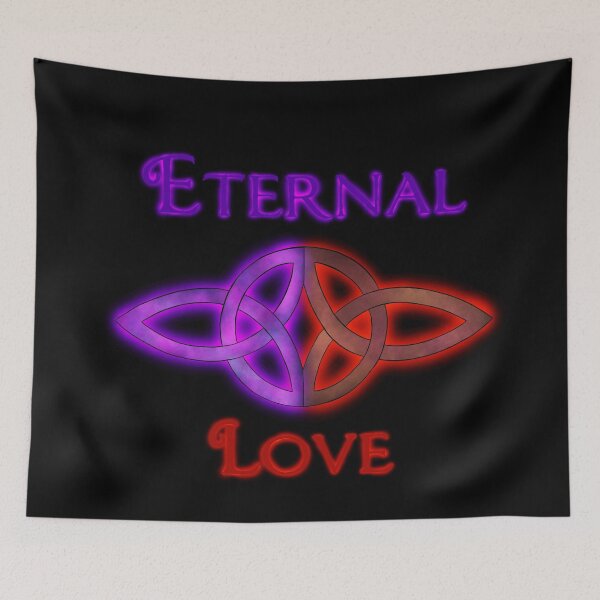 Item preview, Arte del texto de Serch Bythol "Amor eterno" designed and sold by VarkausArtVault.