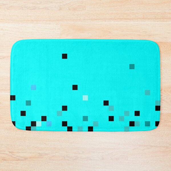 Item preview, Hex Code Pixel Art Color Block Cyan #00FFFF designed and sold by ClickForMore.