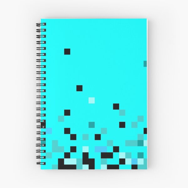 Item preview, Hex Code Pixel Art Color Block Cyan #00FFFF designed and sold by ClickForMore.