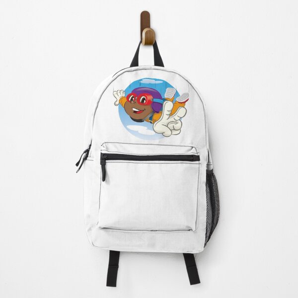 Item preview, Afro-descendant boy child illustration parachuting. Ideal for materials about extreme and institutional sports designed and sold by LucianoCosmo.