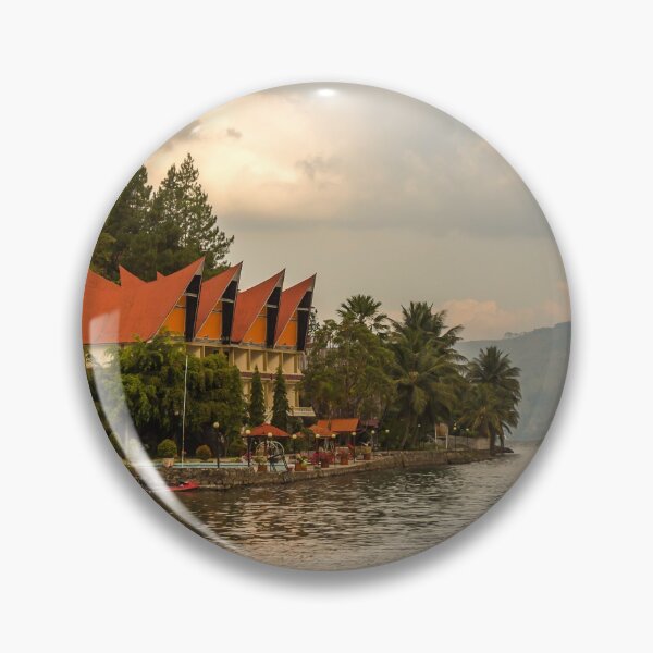Item preview, A row of Bataknese houses and villas on the shore of Lake Toba designed and sold by SnapTPhotograph.