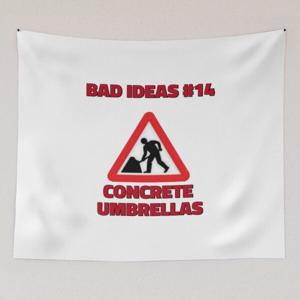 Item preview, Bad Ideas Range: Concrete Umbrellas designed and sold by halibutgoatramb.
