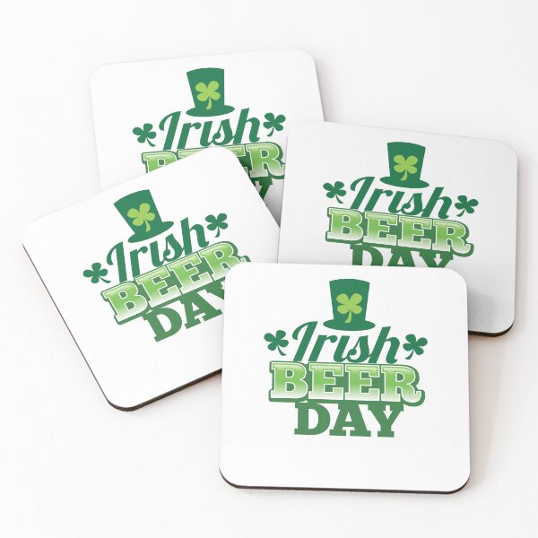 Item preview, Irish Beer day St Patricks day design with top hat and shamrocks designed and sold by jazzydevil.